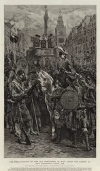 The Proclamation of the Old Pretender as King James the Eighth at the Edinburgh Cross, 1745